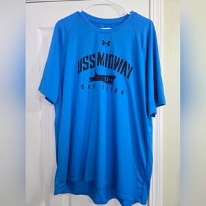 Under Armour Blue USS Midway T-Shirt